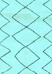 Solid Light Blue Modern Rug, abs2933lblu