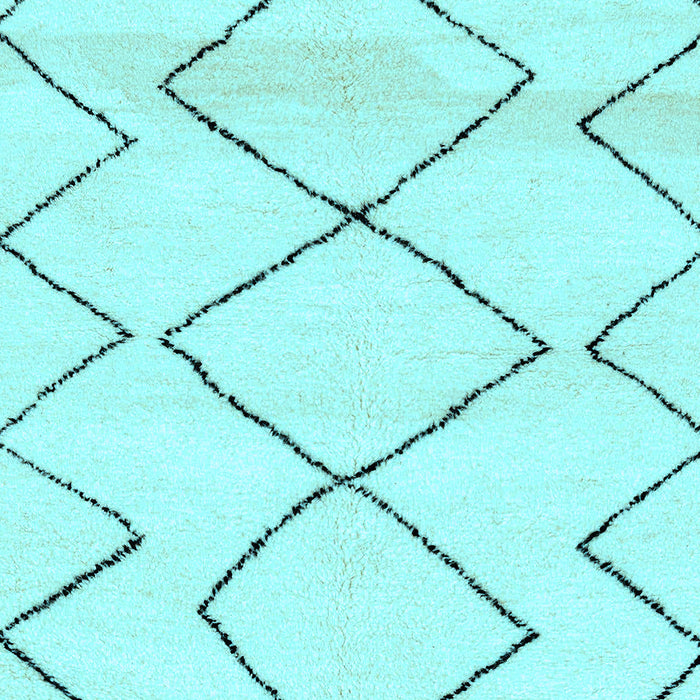 Solid Light Blue Modern Rug, abs2933lblu