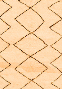 Solid Orange Modern Rug, abs2933org