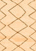 Solid Orange Modern Rug, abs2933org