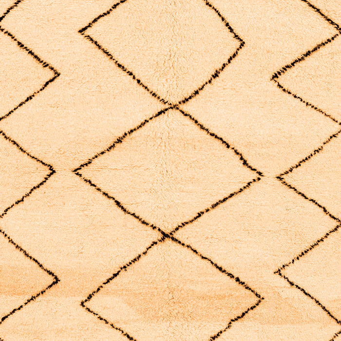 Solid Orange Modern Rug, abs2933org