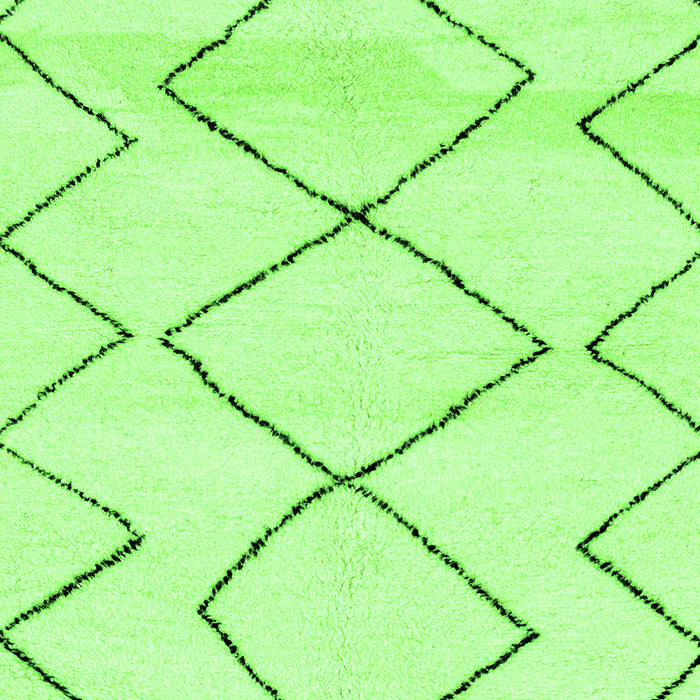 Machine Washable Solid Green Modern Area Rugs, wshabs2933grn