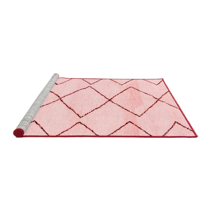 Modern Red Washable Rugs