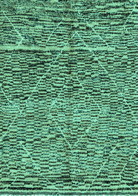 Solid Turquoise Modern Rug, abs2934turq