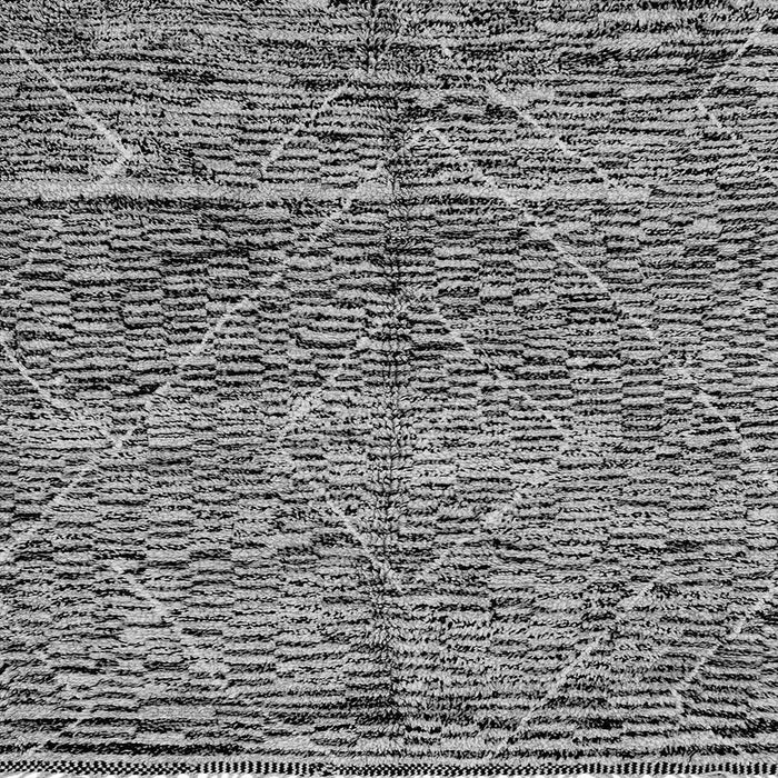 Square Machine Washable Solid Gray Modern Rug, wshabs2934gry