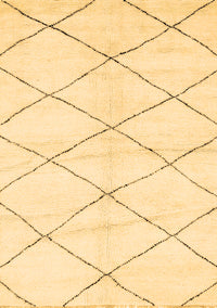 Solid Brown Modern Rug, abs2935brn