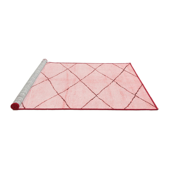 Modern Red Washable Rugs