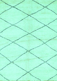 Solid Turquoise Modern Rug, abs2935turq