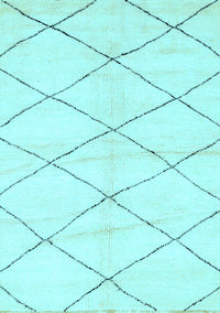 Solid Light Blue Modern Rug, abs2935lblu