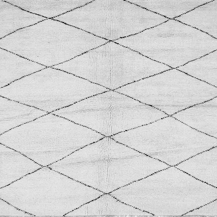 Square Solid Gray Modern Rug, abs2935gry