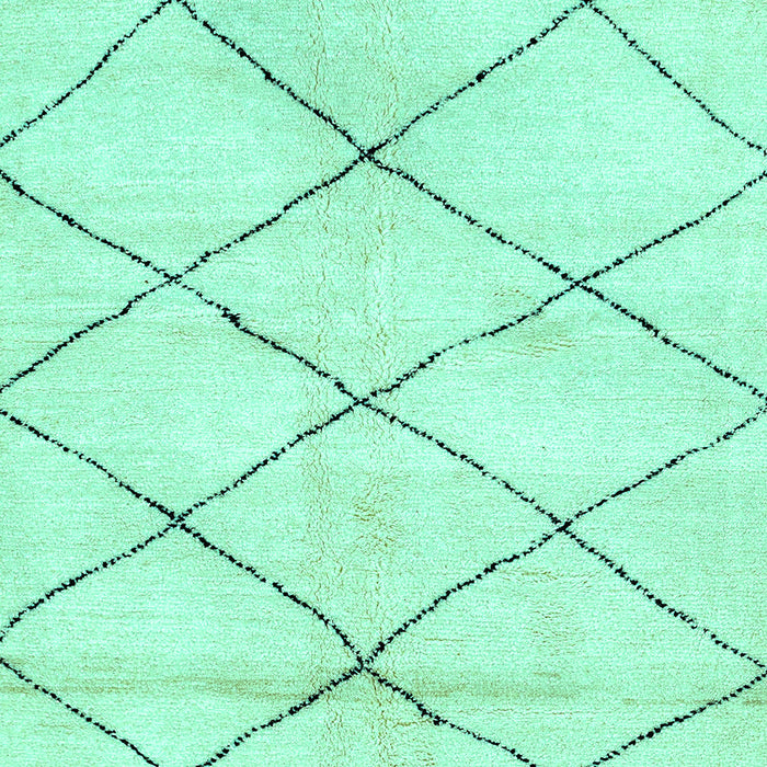 Machine Washable Solid Turquoise Modern Area Rugs, wshabs2936turq