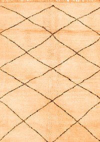 Solid Orange Modern Rug, abs2936org