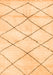 Solid Orange Modern Rug, abs2936org