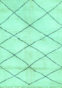 Solid Turquoise Modern Rug, abs2936turq