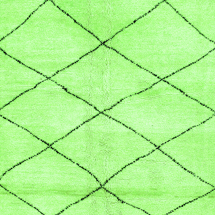 Machine Washable Solid Green Modern Area Rugs, wshabs2936grn