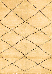 Solid Brown Modern Rug, abs2936brn