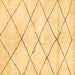 Square Solid Brown Modern Rug, abs2936brn