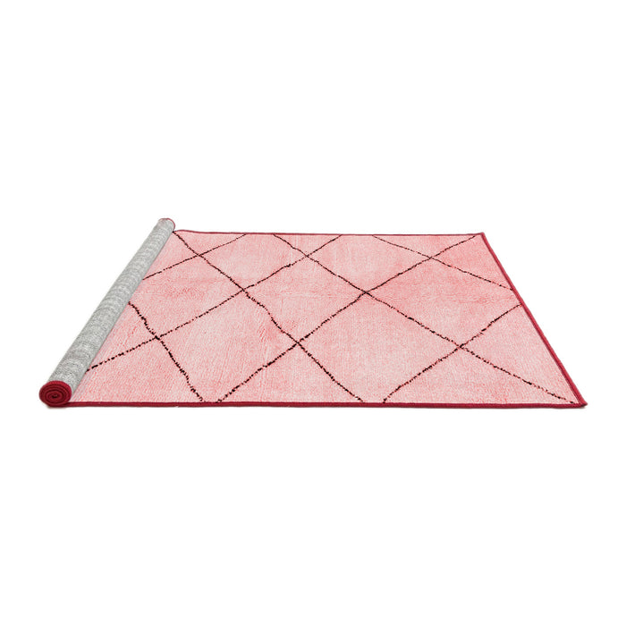 Modern Red Washable Rugs