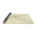 Sideview of Abstract Khaki Gold Solid Rug, abs2937