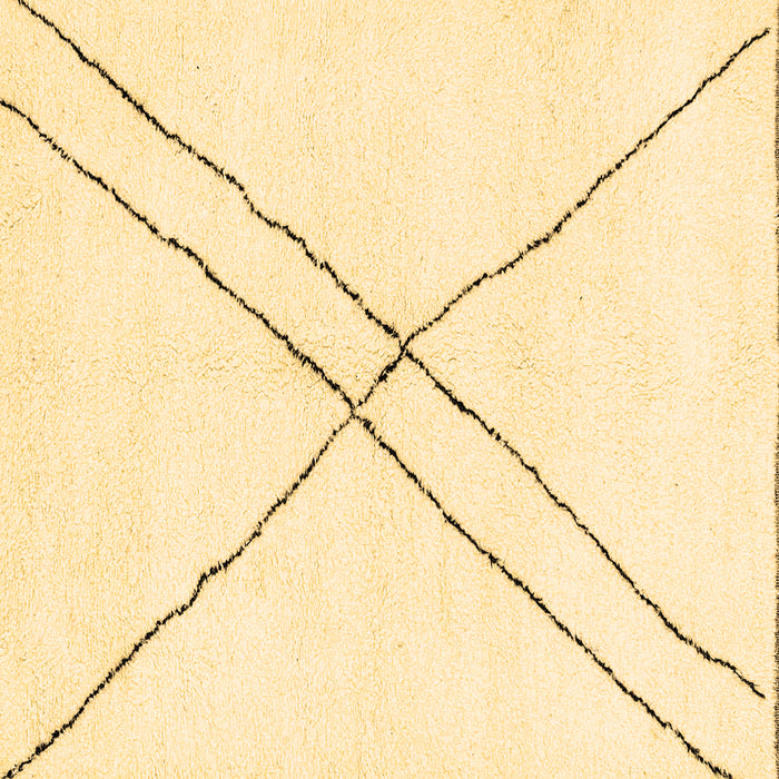 Square Solid Brown Modern Rug, abs2937brn