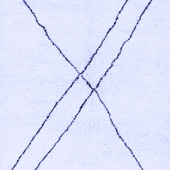 Solid Blue Modern Rug, abs2937blu