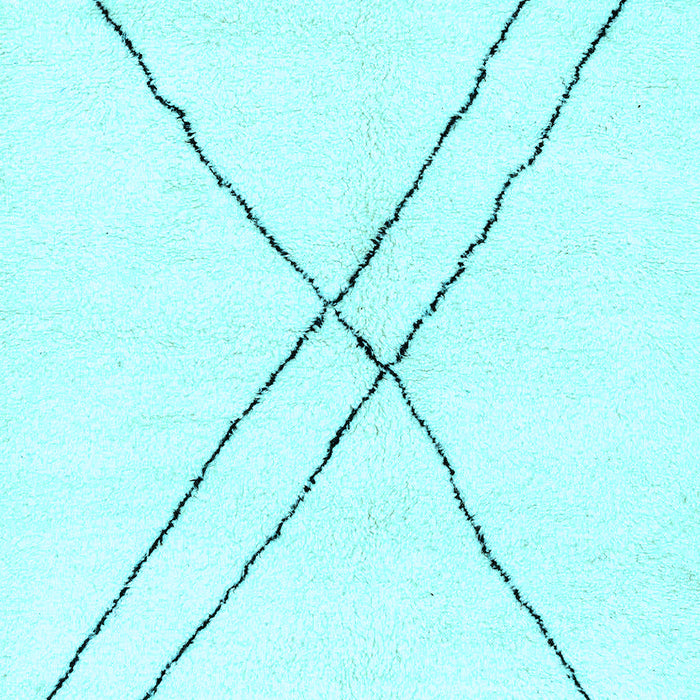 Machine Washable Solid Light Blue Modern Rug, wshabs2937lblu