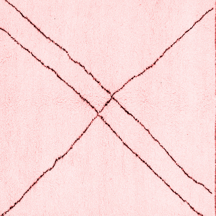 Solid Red Modern Rug, abs2937red