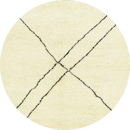 Round Machine Washable Abstract Khaki Gold Rug, wshabs2937