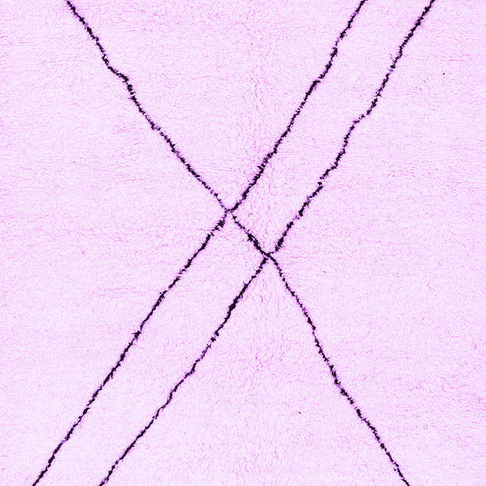 Solid Purple Modern Rug, abs2937pur