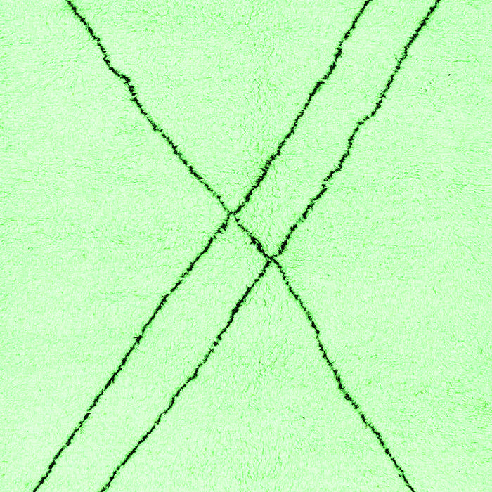 Machine Washable Solid Green Modern Area Rugs, wshabs2937grn