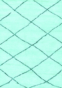 Solid Turquoise Modern Rug, abs2938turq