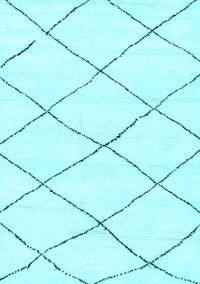 Solid Light Blue Modern Rug, abs2938lblu