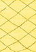 Solid Yellow Modern Rug, abs2938yw