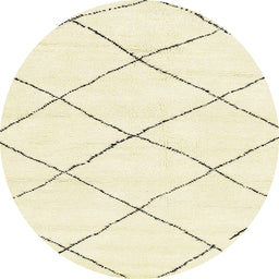Round Machine Washable Abstract Khaki Gold Rug, wshabs2938