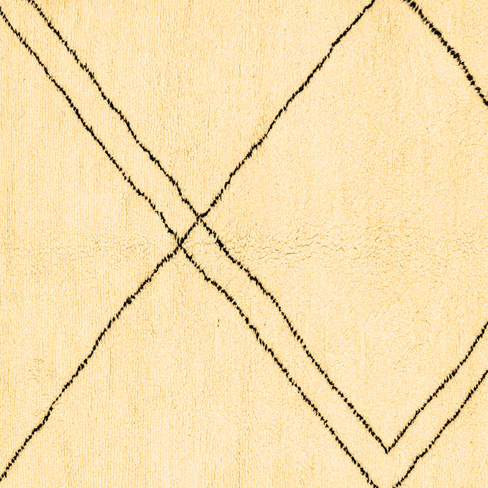 Square Solid Brown Modern Rug, abs2939brn