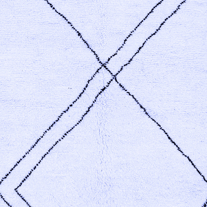 Solid Blue Modern Rug, abs2939blu