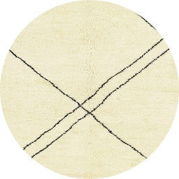 Round Machine Washable Abstract Khaki Gold Rug, wshabs2939