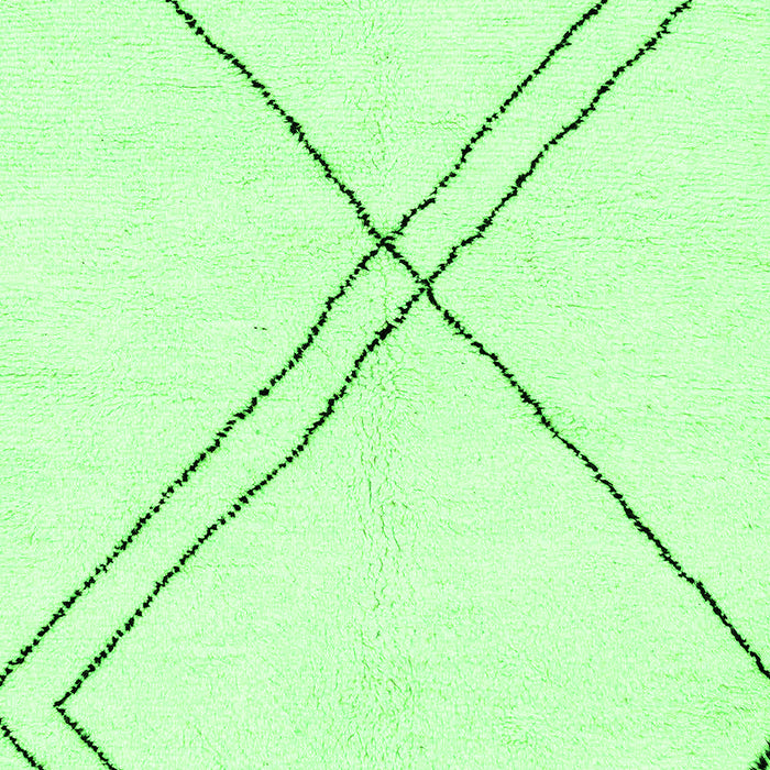 Machine Washable Solid Green Modern Area Rugs, wshabs2939grn