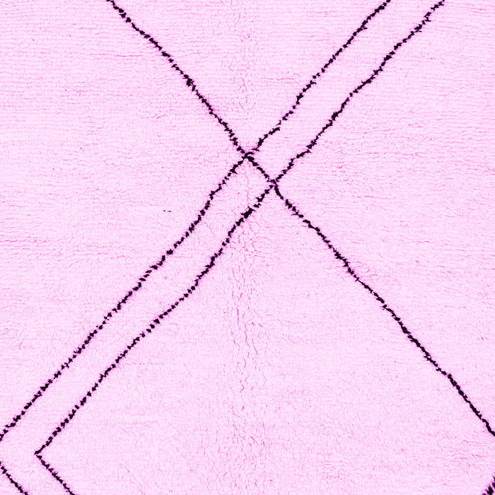 Solid Pink Modern Rug, abs2939pnk