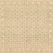 Square Abstract Yellow Oriental Rug, abs293