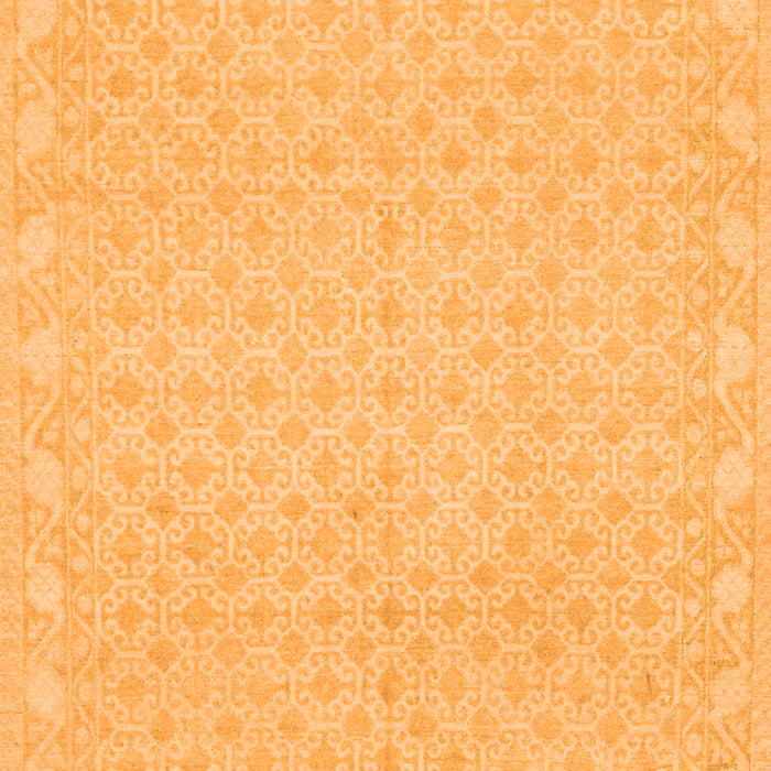 Machine Washable Oriental Orange Modern Area Rugs, wshabs293org