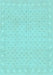 Machine Washable Oriental Light Blue Modern Rug, wshabs293lblu