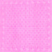 Square Oriental Pink Modern Rug, abs293pnk