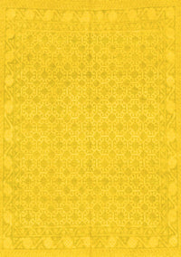 Oriental Yellow Modern Rug, abs293yw