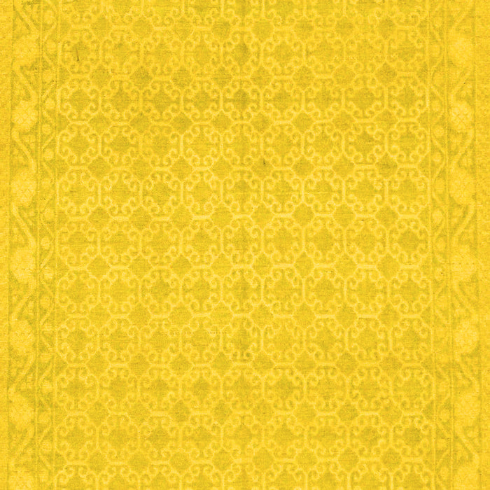 Oriental Yellow Modern Rug, abs293yw