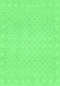 Oriental Emerald Green Modern Rug, abs293emgrn