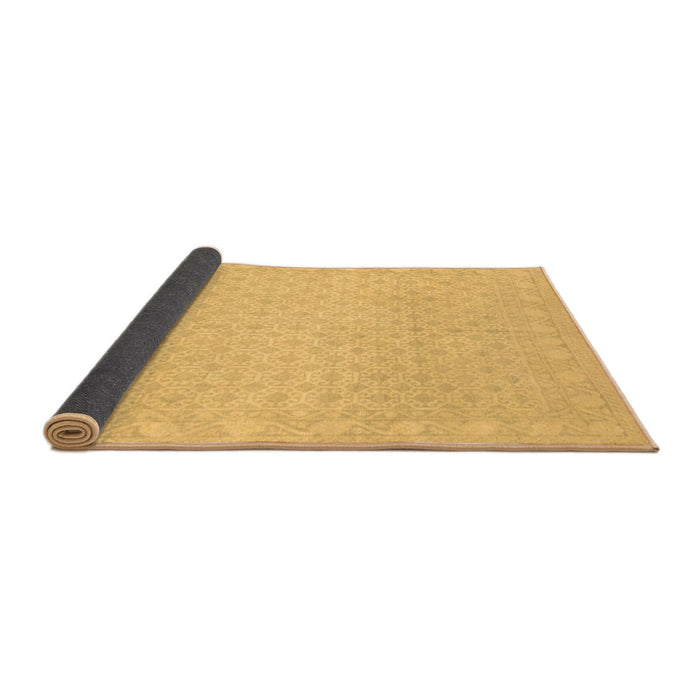 Sideview of Oriental Brown Modern Rug, abs293brn