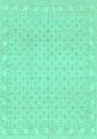 Oriental Turquoise Modern Rug, abs293turq