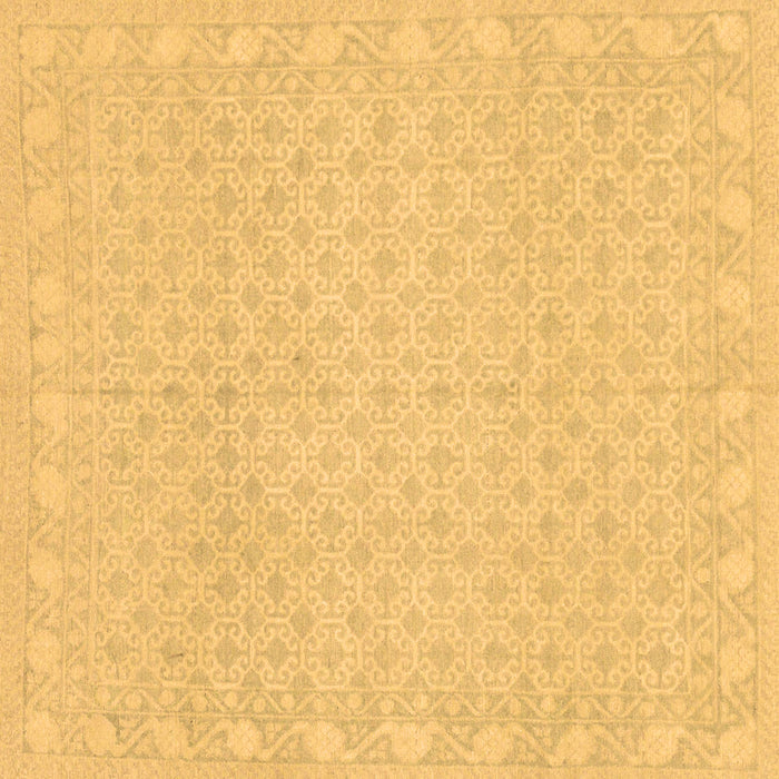 Square Oriental Brown Modern Rug, abs293brn