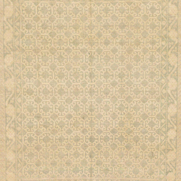 Machine Washable Abstract Yellow Rug, wshabs293